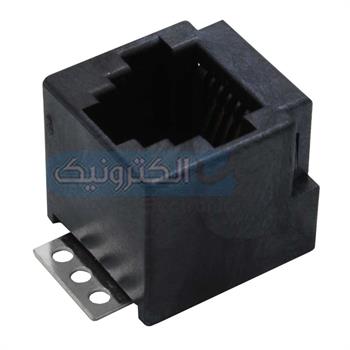 سوکت تلفن روبردی SMD 4P4C RJ11 