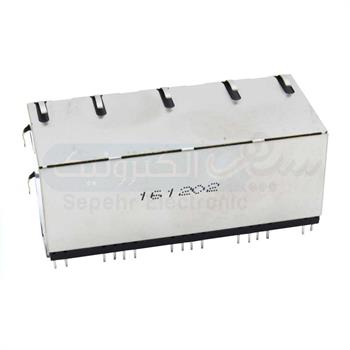 سوکت RJ45 روبردی 2x4 فلزی کوچک LED دار