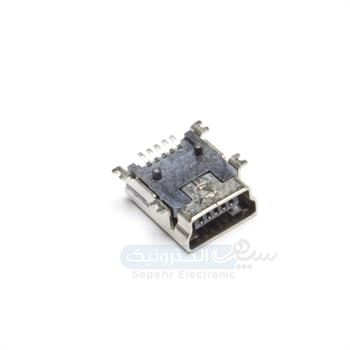 کانکتور مینی USB روبردی پایه SMD 