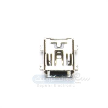 کانکتور مینی USB روبردی پایه SMD 
